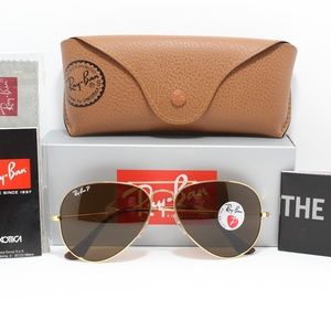 RAY-BAN RB 3025 001/57 POLARIZED B-15 BROWN LENS